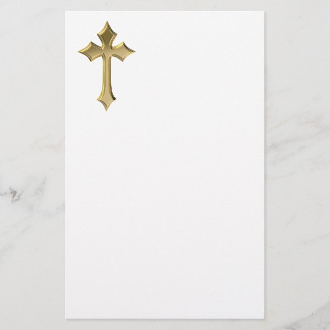 Papelaria cruz ouro (Frente)