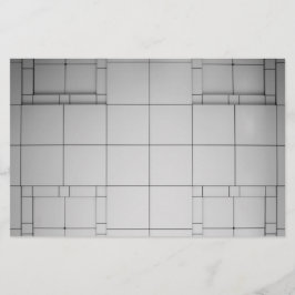 Papelaria Cubos abstrato