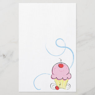 Papelaria Cupcake de cereja