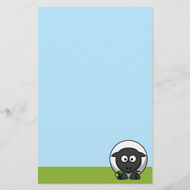 Papelaria Cute Cartoon Cordeiro (Frente)