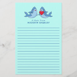 Papelaria Cute Kawaii de Shark Kid