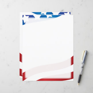Papelaria da Bandeira dos EUA