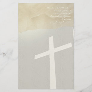 Papelaria Da Cruz Cristã Em Cinzas