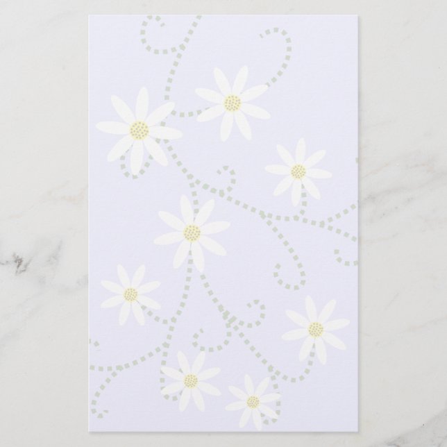 Papelaria Daisies Stationery-Floral (Frente)
