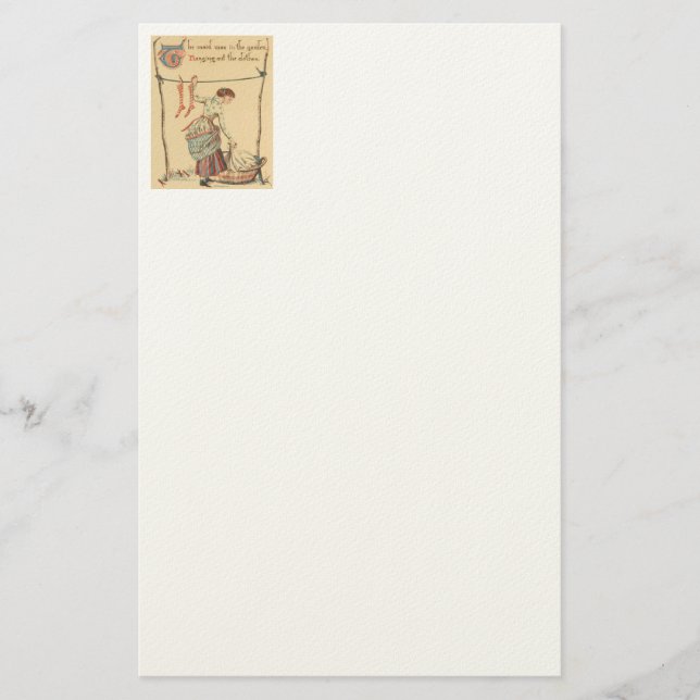 Papelaria Dama Vintage Bonita (Frente)