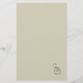 Papelaria Dark Academia Ink Pot – Minimalist Vintage Library