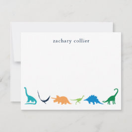 Papelaria de Agradecimento Personalizada de Dinoss