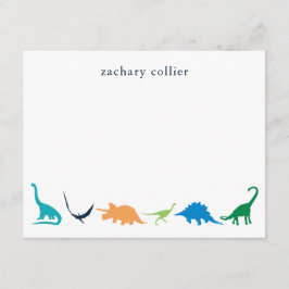 Papelaria de Agradecimento Personalizada de Dinoss