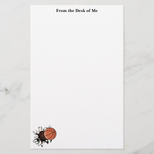 Papelaria de Basquete (Frente)