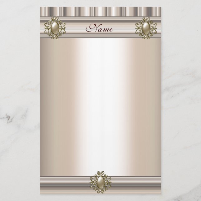 Papelaria de bicho-da-seda (Frente)