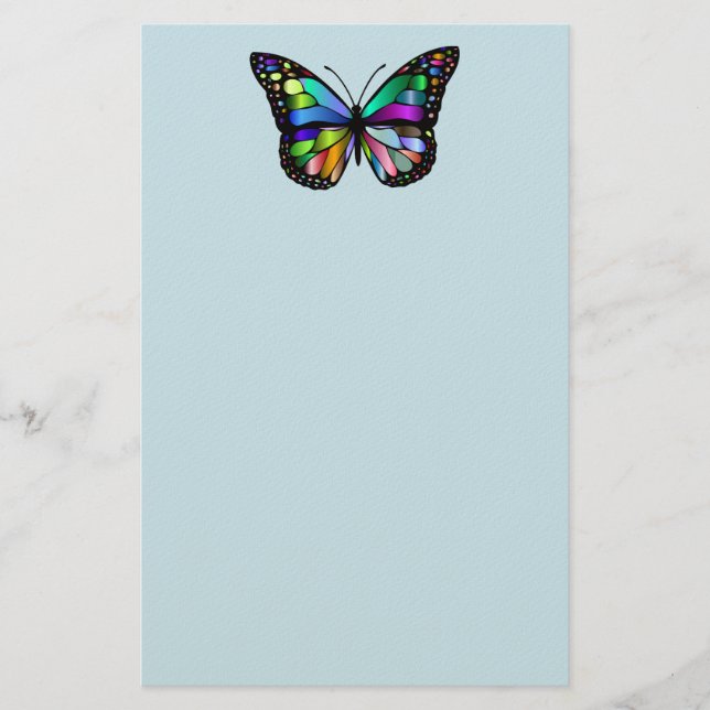 Papelaria de borboleta (Frente)