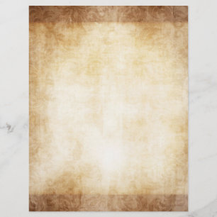 Papelaria de Borda Vintage Damask