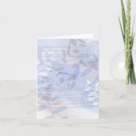 Papelaria de Cartão de Notas Floral em Branco Mode