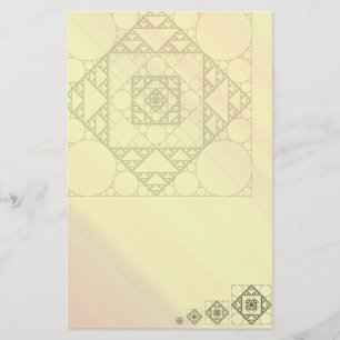 Papelaria de Geometria Fractal