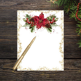Papelaria de Natal ou Papel Escrapado