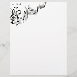 Papelaria de Notas Musicais