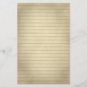 Papelaria De papel alinhado em Brown sujo