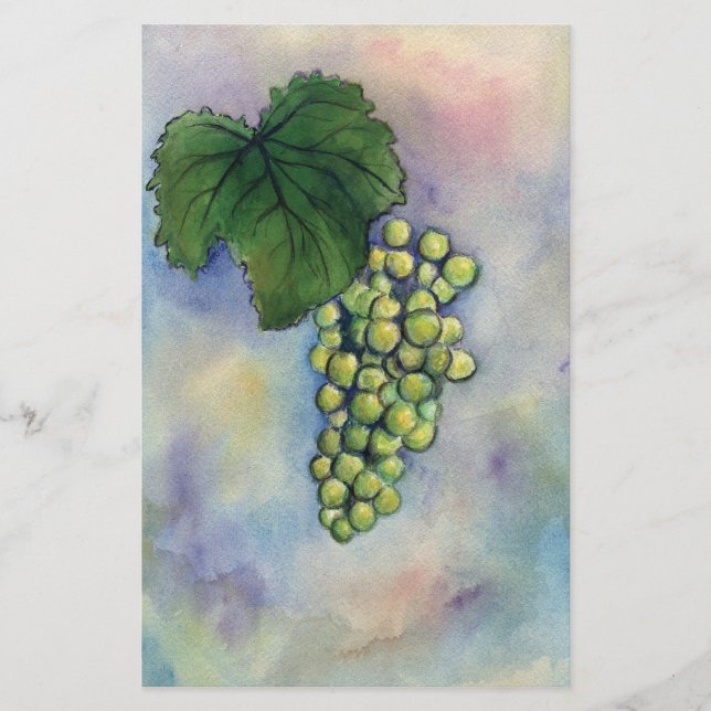 Papelaria de Uvas de Chardonnay (Frente)