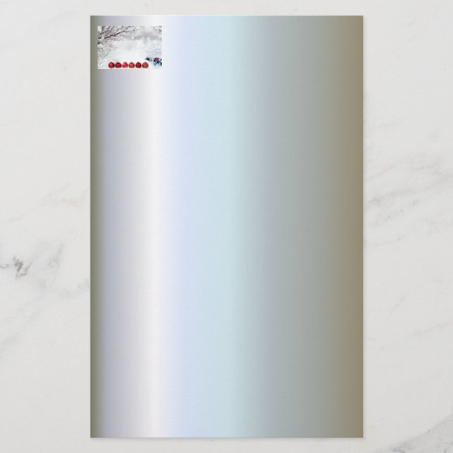 Papelaria Decoração do enfeites de natal (Frente)