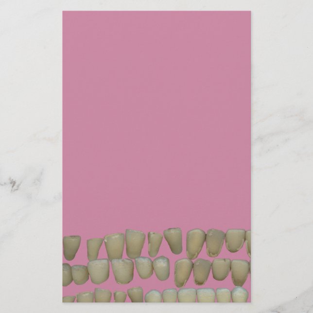 PAPELARIA DENTISTA DENTISTA ORTODÔNICA ROTTEN DENTISMO BOCA (Frente)