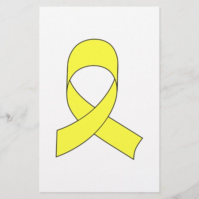 Papelaria Desenho da Fita Amarela (Frente)