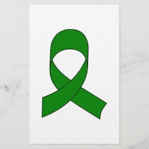 Papelaria Desenho de Faixa Verde