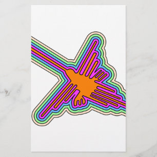 Papelaria Desenho do Peru de Nazca Hummingbird