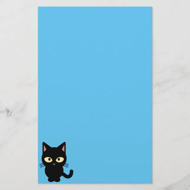 Gato preto e branco dos desenhos animados