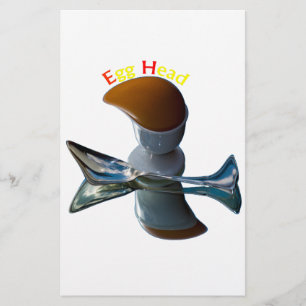 Papelaria Desenhos Excêntricos de Cabeça de Ovo