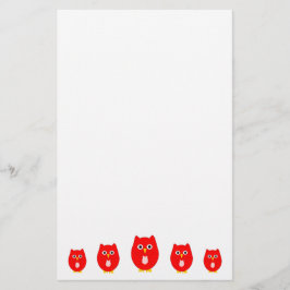 Papelaria Design da Coruja Vermelha