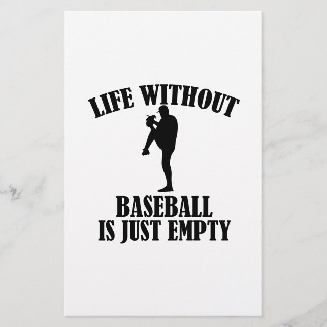 Papelaria design de baseball (Frente)