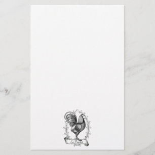 Papelaria Design de Bolinho de Cinza de Vintagem Francesa