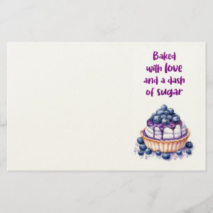 Papelaria design de bolo doce