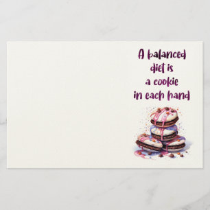 Papelaria design de bolo doce