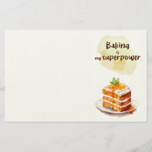 Papelaria design de bolo doce