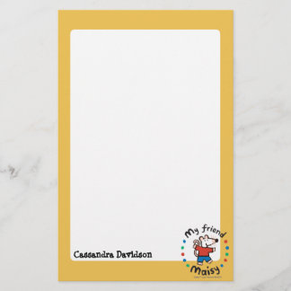 Papelaria Design de Círculo Colorido da Minha Amiga Maisy