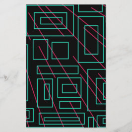 Papelaria design de fundo preto