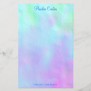 Papelaria Design digital azul e rosa