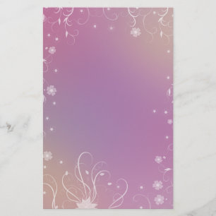Papelaria Design floral romântico