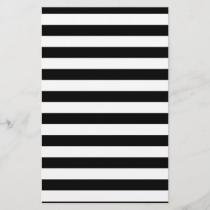 Papelaria Design listrado preto e branco da listra