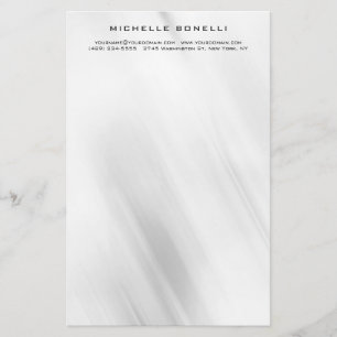 Papelaria Design Minimalista Moderno Profissional Cinza