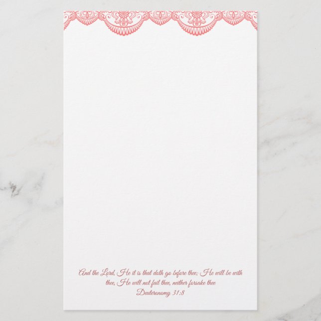 Papelaria Deuteronomia 31:8 (Frente)