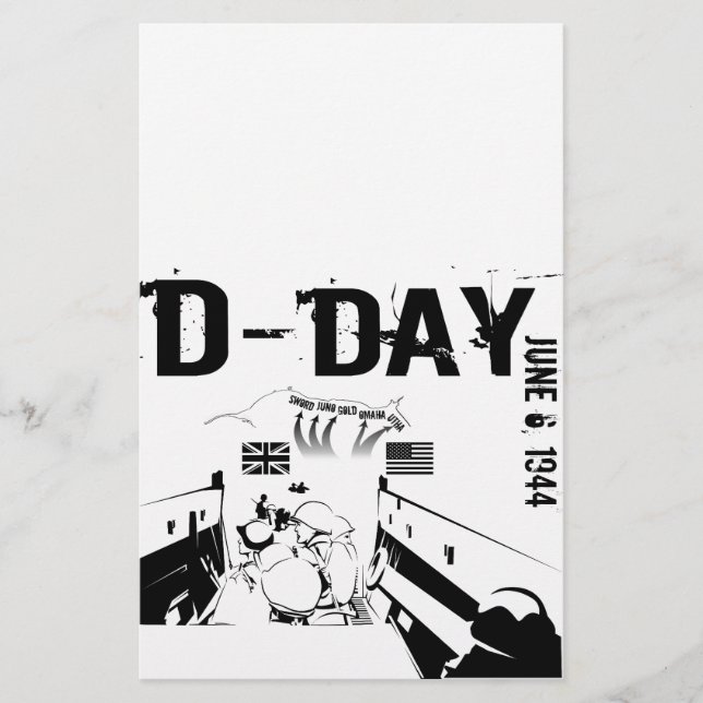 Papelaria DIA D 6 de junho de 1944 (Frente)