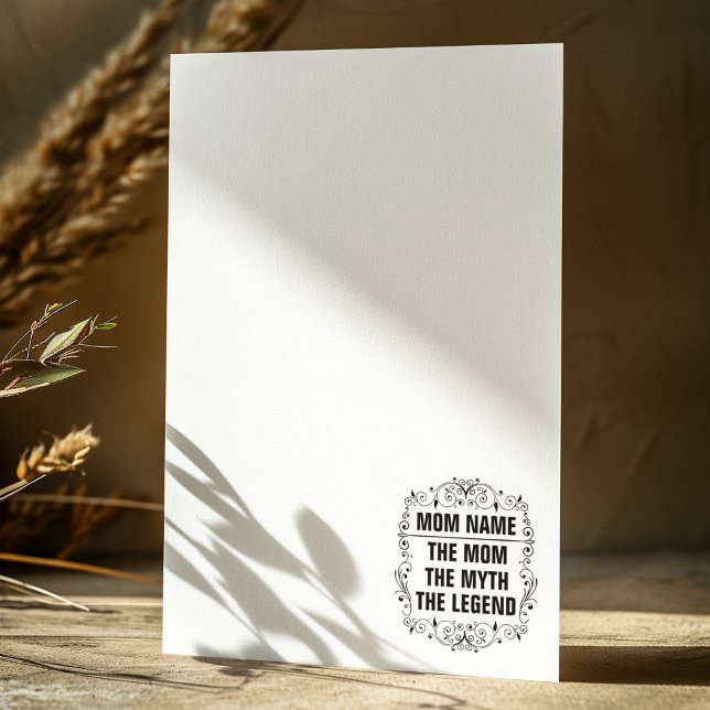 Papelaria Dia de as mães Personalizado (Criador carregado)