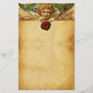 Papelaria Dia de os namorados DO PARCHMENT DO ÂNGULO DO COR