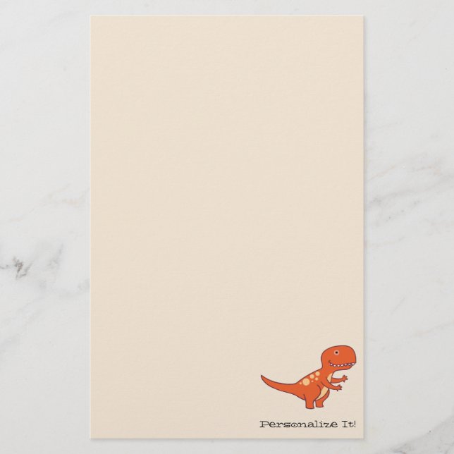 Papelaria Dinossauro Vermelho 0219 (Frente)