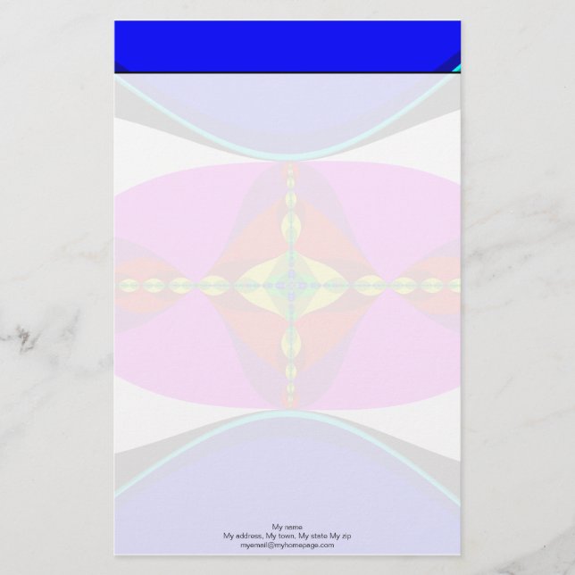 Papelaria DNA - Arte Fractal (Frente)