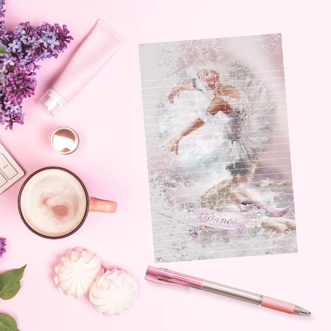 Papelaria Dois Ballerinas Dance Lined (Criador carregado)