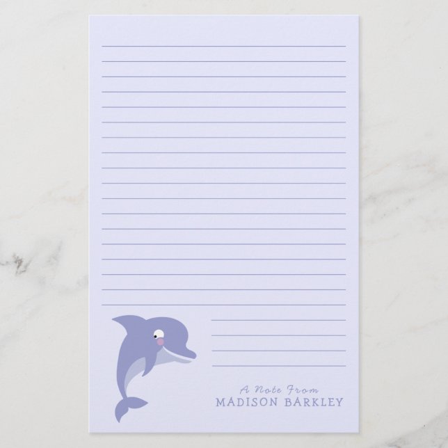 Papelaria Dolphin Cute Kid's (Frente)