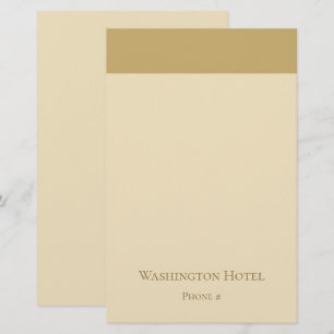 Papelaria Dourada Personalizada Elegante